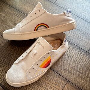 Soludos Canvas “Peace Out” Sneakers Size 7 EUC